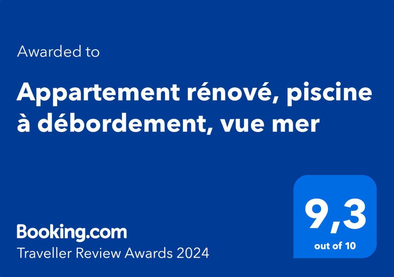 Appartement Renove, Piscine A Debordement, Vue Mer 칸느 외부 사진